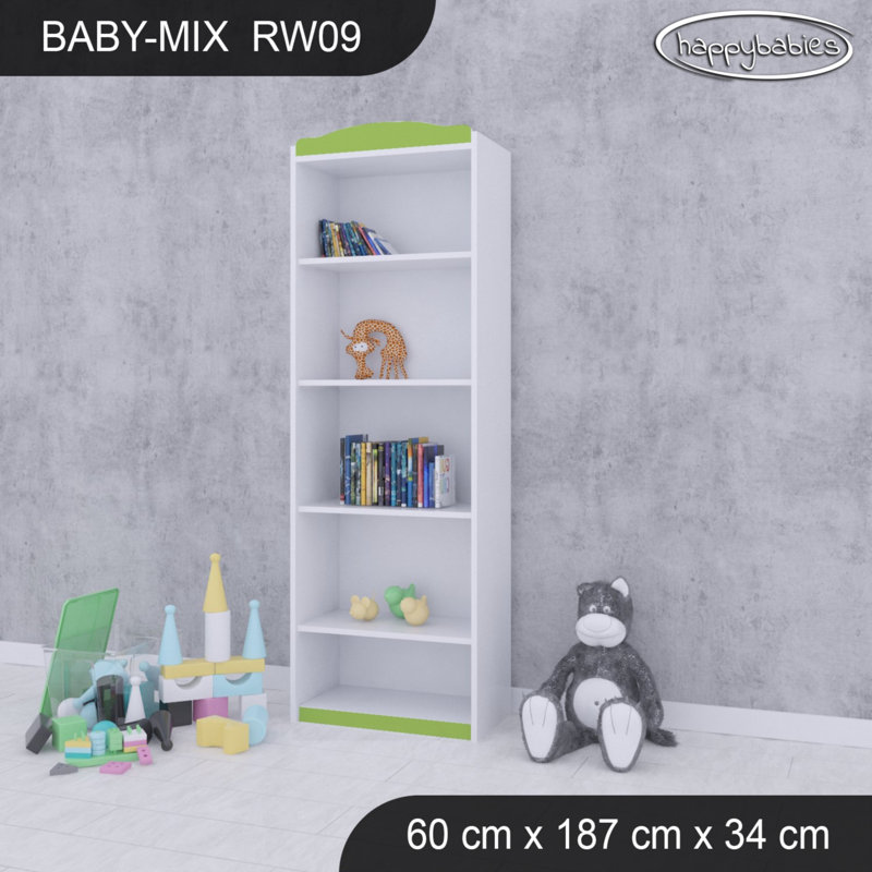 Baby Mix 187cm H Kids Cube, 187cm H x 60cm W x 34cm D, Green