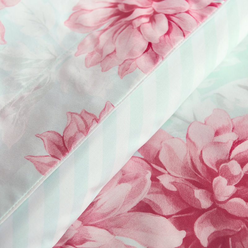 Cocktail Queen flat sheet, Cocktail, Floral, Queen