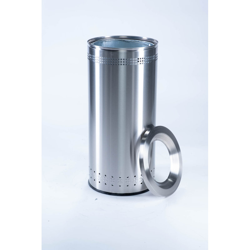 Poubelle en acier inoxydable à 25 gallons® Precision Series, Inoxydable