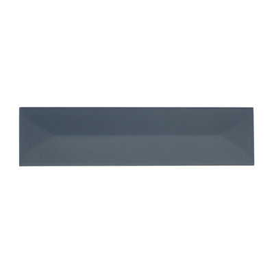 Estasi Silver 3 in. x 12 in. Matte Ceramic (6.06 sq. ft./Case)