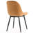 Chardee Upholstered Dining Chairs Faux Leather Waterproof Side Chair With Metal Frame-677716632