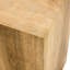 Table basse rectangulaire, plateau spacieux, style carré contemporain, teinte bois, option décorative