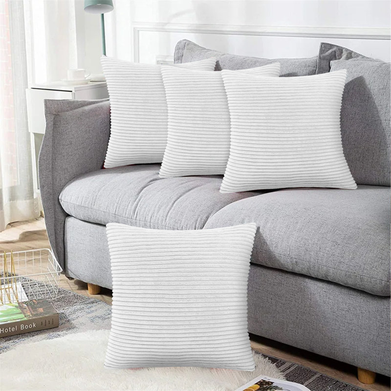 Antonietta Velvet Scatter Cushion Cover, White