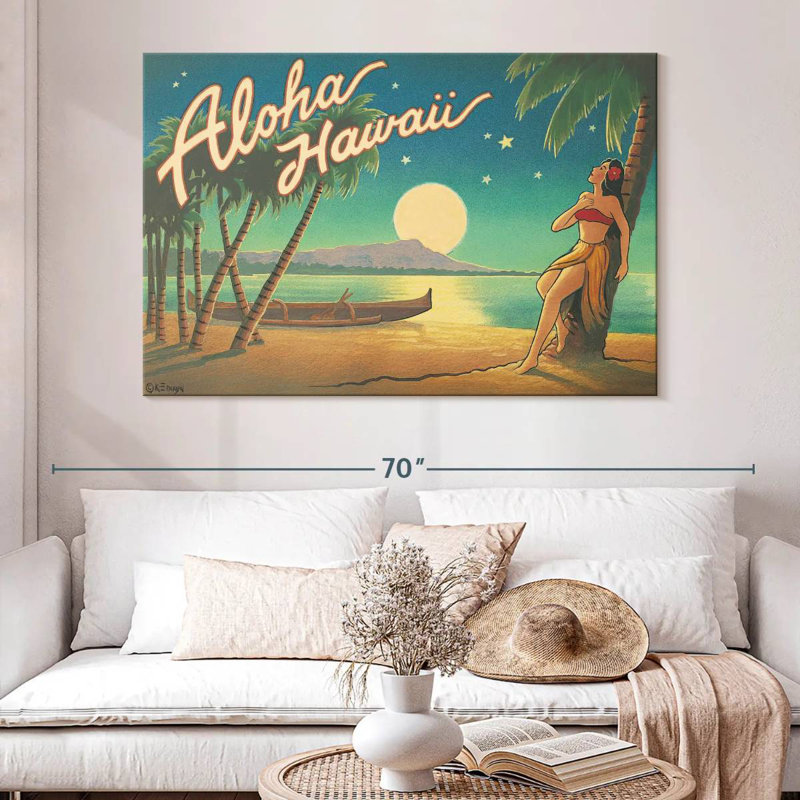 Gillard Aloha Hawaii III, H 34 po x l 51 po