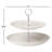 Lenox French Perle Scallop White 2-Tier Server