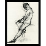 Nude Figure Sketches A Giclee Print by Soicher Marin Archives