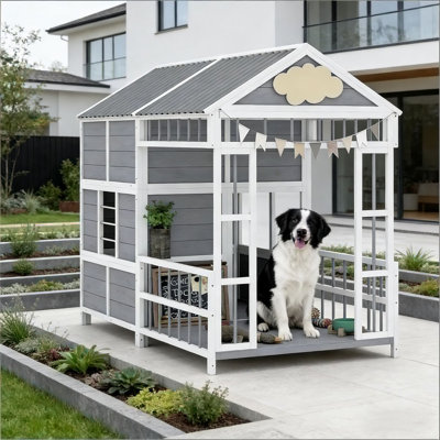 Niche pour chien en bois