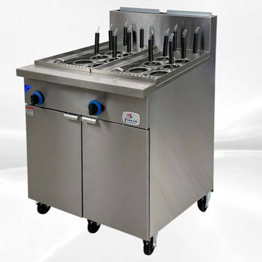 DENFER 2-pot Commercial Gas Food Warmer Restaurant Steam Table