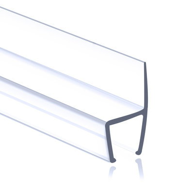 Home Elite Goods Frameless Shower Door Seal – Ultra-Clear Single Door Sweep Strip For Water Control, Leak Protection & Easy Diy Install