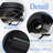 10.7 In. Farmhouse Black Flush Mount Ceiling Light Fixture with Turnable Light Cap (1-Pack)-115664306