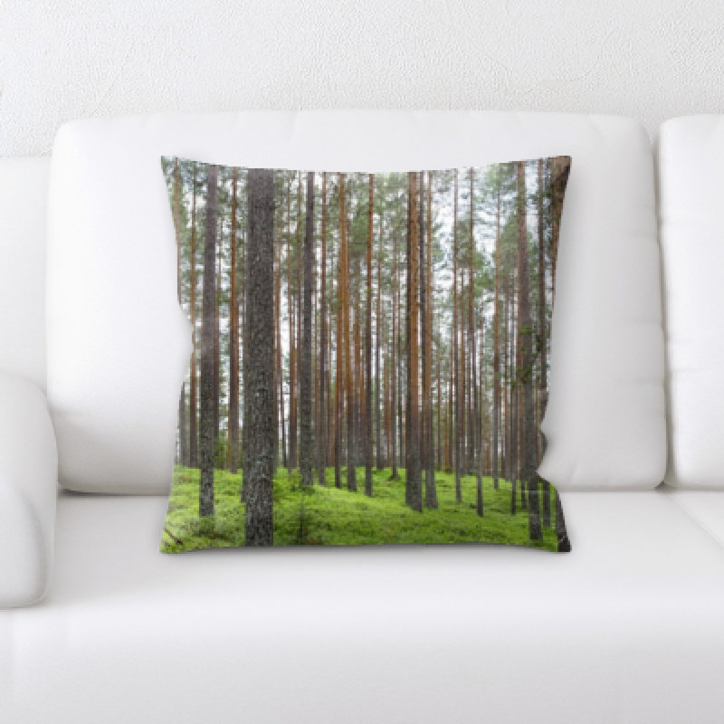 Microsuede Throw Pillow