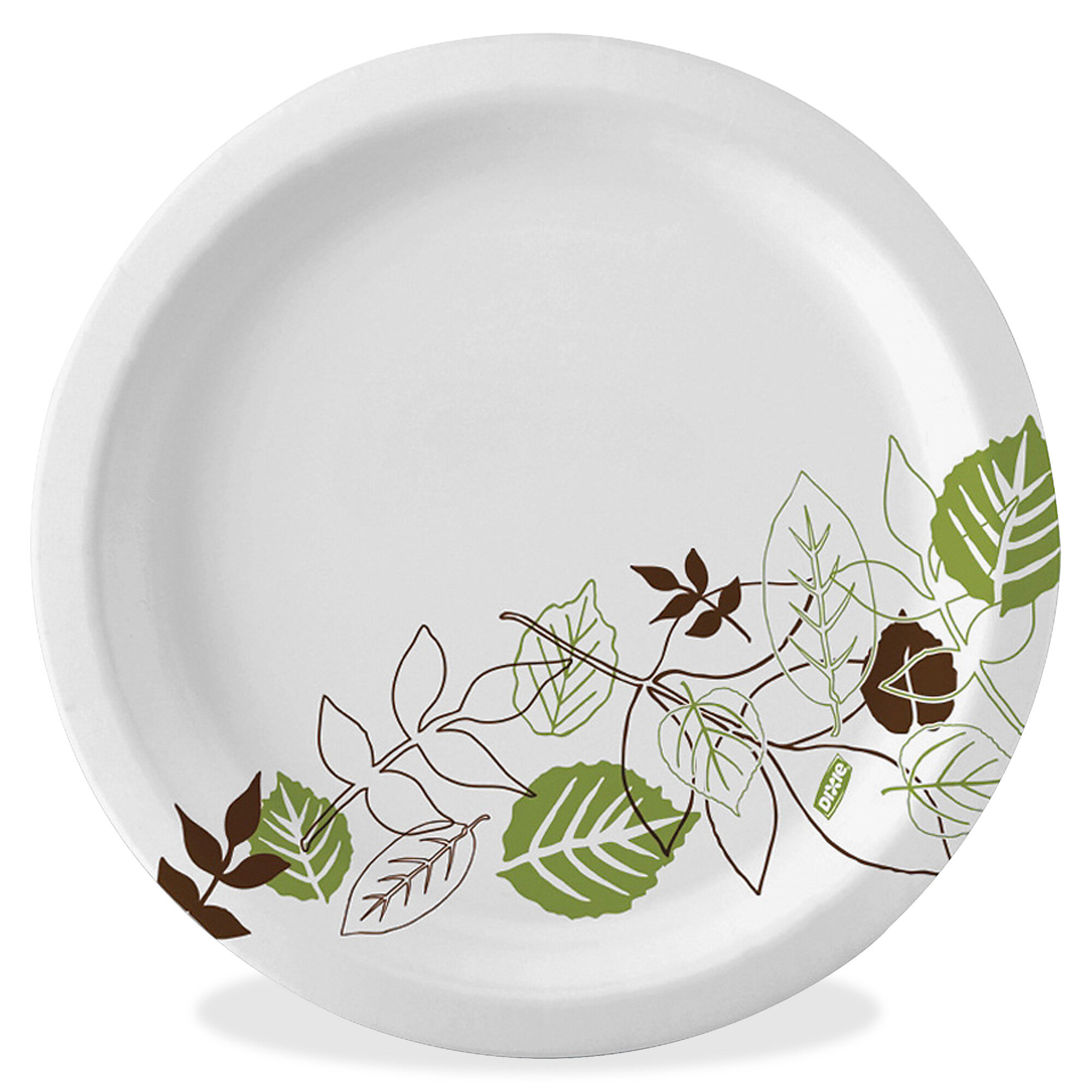 Dixie Ultra Paper Plates, 10 1/16, 20 count, Dinner Size Printed  Disposable Plates (Pack of 2)