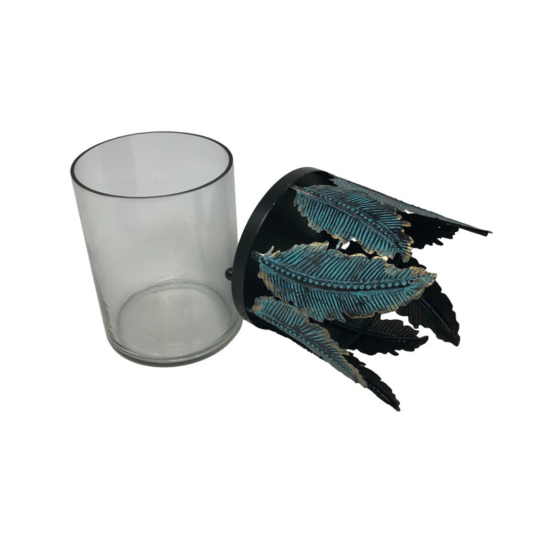 5'' H Glass Tabletop Hurricane