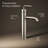 Purist Vessel Sink Bathroom Faucet with Drain Assembly-1743091