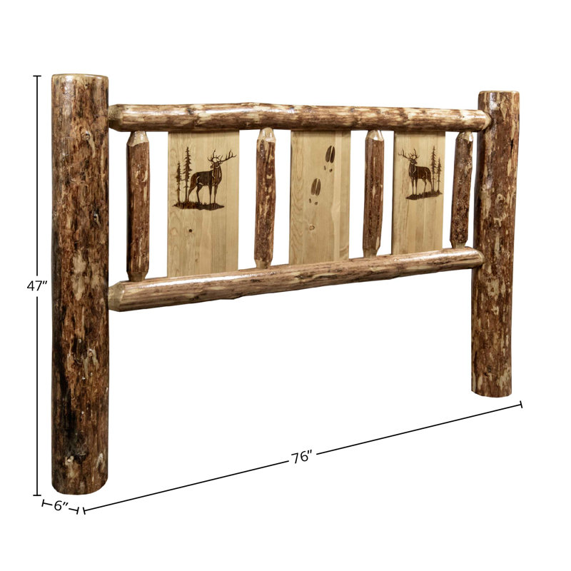 Tustin Solid Wood Headboard, California King
