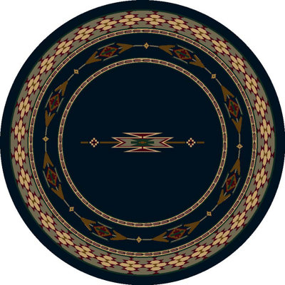 Alminus Signature Eagle Canyon Sapphire Southwestern Area Rug