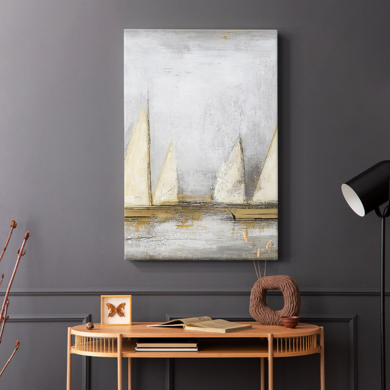 NAUTICAL Series CLXX  -Premium Gallery Wrapped Canvas -Ready to Hang, 18" H x 12" W