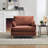 Space-Saving 3-in-1 Convertible Sofa Bed Recliner, Mid-Century Modern Design for Small Spaces, Multi-Functional Furniture with Removable Storage Pockets-430816901