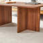 Table basse de 44,8 pouces avec panneau de fibres à densité moyenne et grain de bois