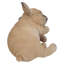 Statue chiot bulldog français dormant