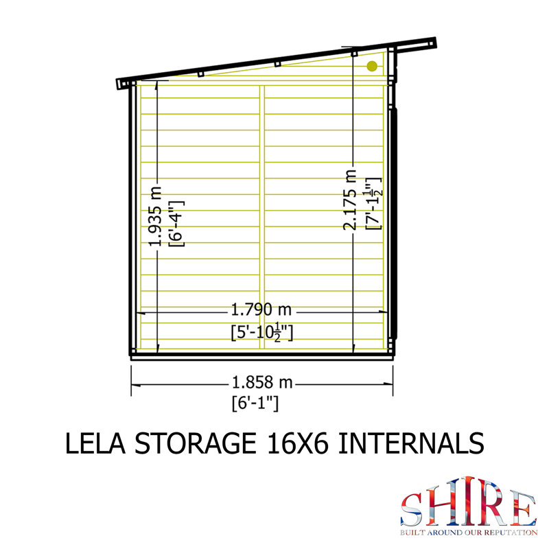 Lela 16 x 6 Ft. Summer House