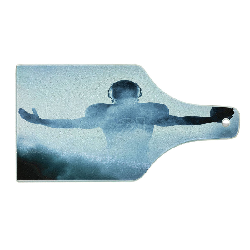 Planche à découper en verre trempé Ambesonne