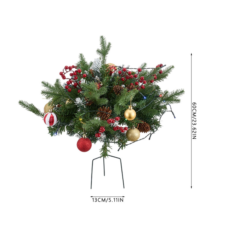 1.97' H Lighted Artificial Christmas Tree