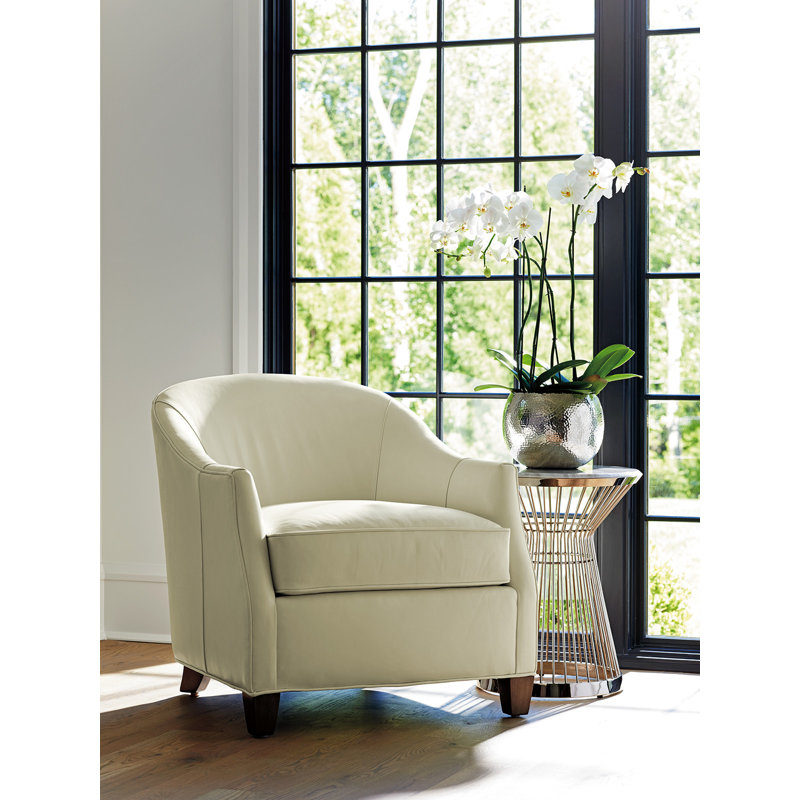 Ariana Escala Luxe Genuine Leather Pub Chair
