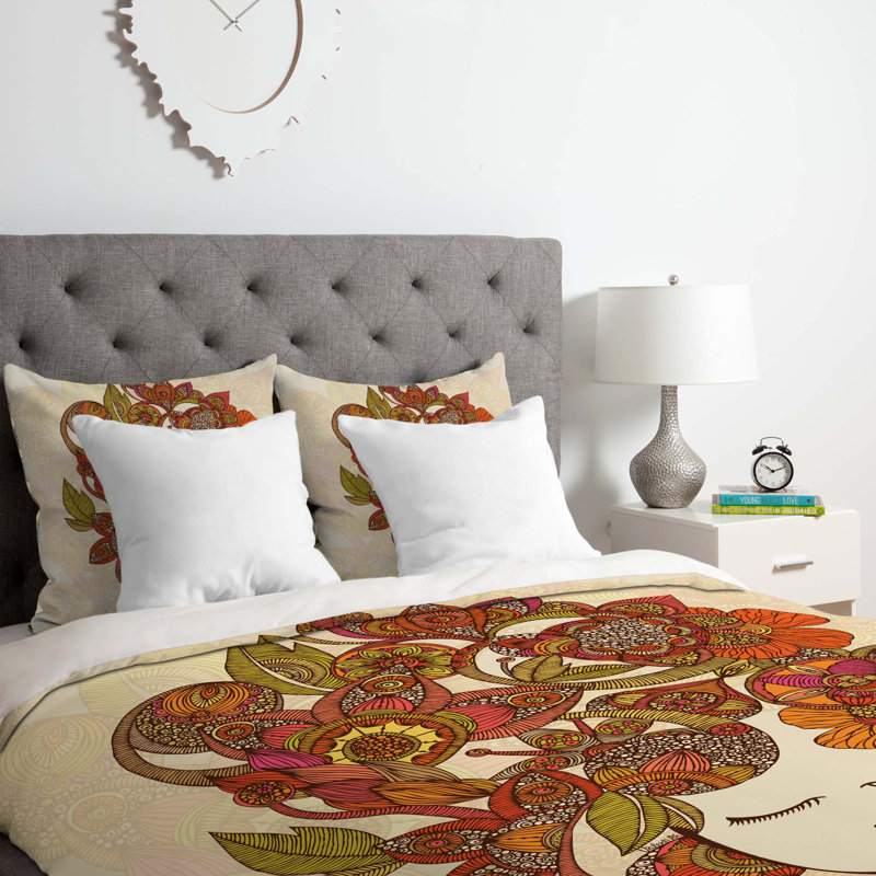 Housse de couette Its All All, Housse de couette pour grand lit et 2 taies décor, Luxe