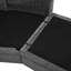 Canapé modulaire incurvé moderne avec revêtement en chenille et confort d'assise profond-505647818