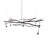 72" Long Winter Solstice Revival Goblet 5 Light Oblong Chandelier