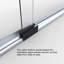 Infinity 54.5'' - 58.5'' W x 57'' H Bypass Semi-Frameless Tub Door with Clear Glass-47823696