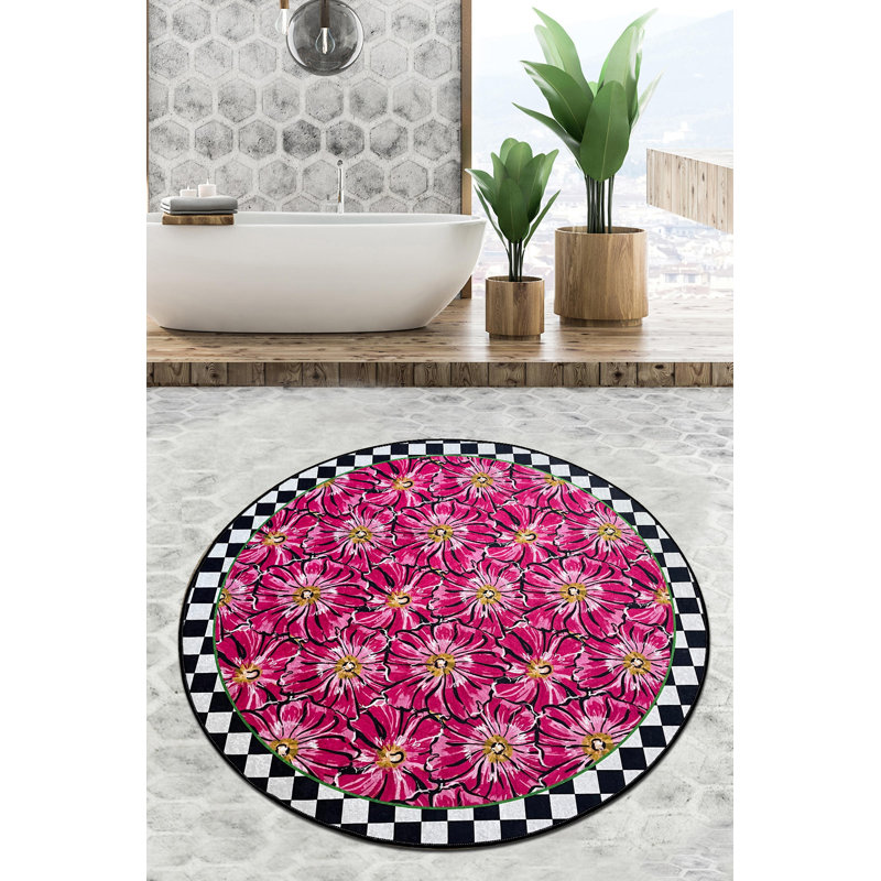 Tapis pour salle de bain Ege, L 79 po x L 79 po