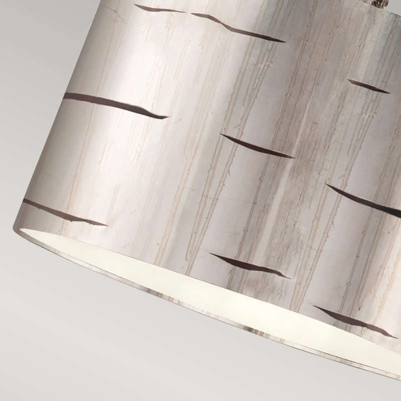 Celeste 1 - Light Drum Pendant, Aged Silver