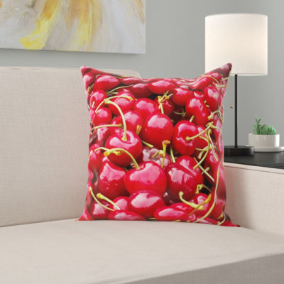 Coussin en cerises