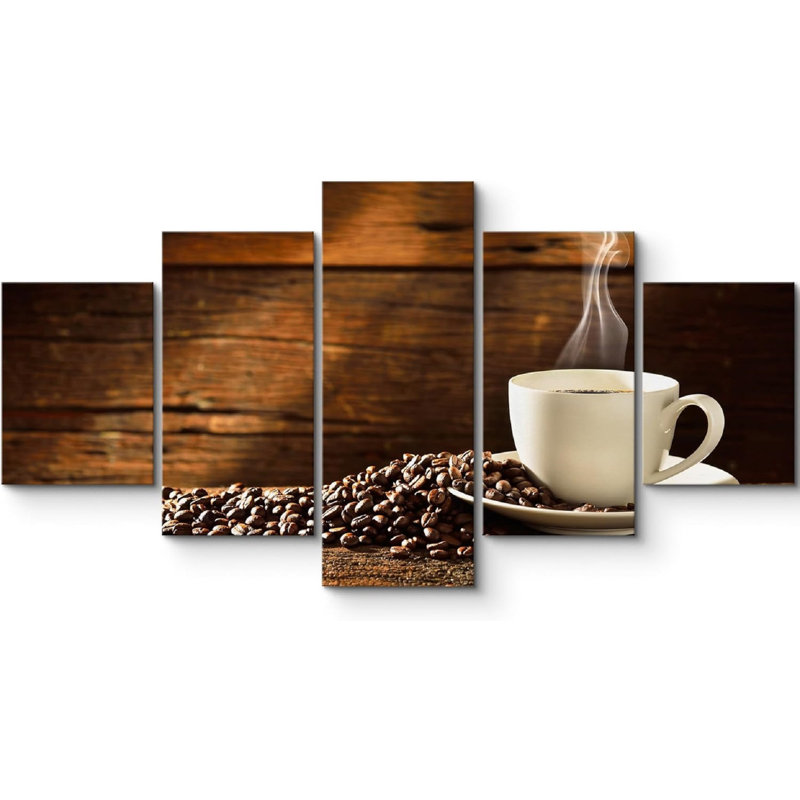 Café chaud et grains de café - Relax Modern