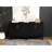Chisholm Spacious Fluted Sideboard With Solid Wood Legs & Functional Storage - Kitchen Mid Century Modern Cabinet Ample Space Living Room