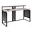 Poukner 60" Desk with Hutch Shelf-212566942
