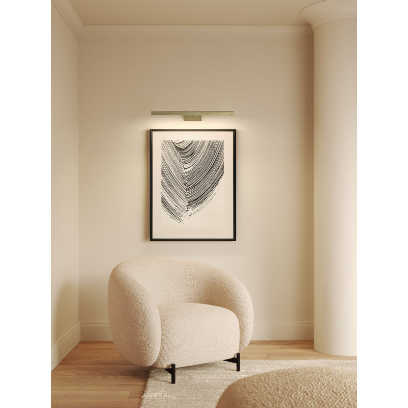 Renoir, Matt Brushed Brass, 774 Lumens, 2.36" H x 26.77" W x 9.65" D