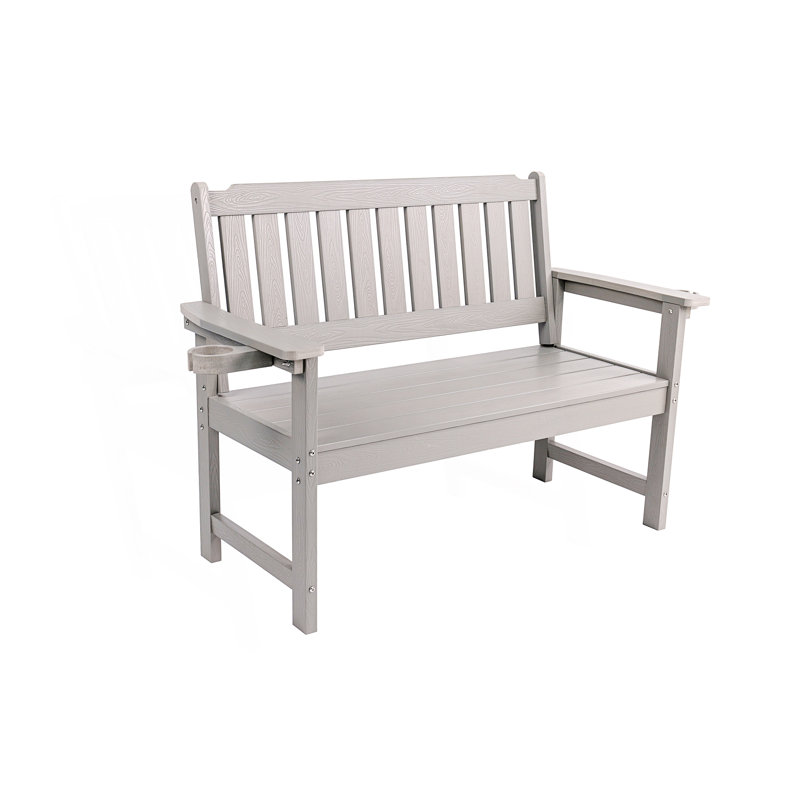 Banc minimaliste écologique, Gris clair
