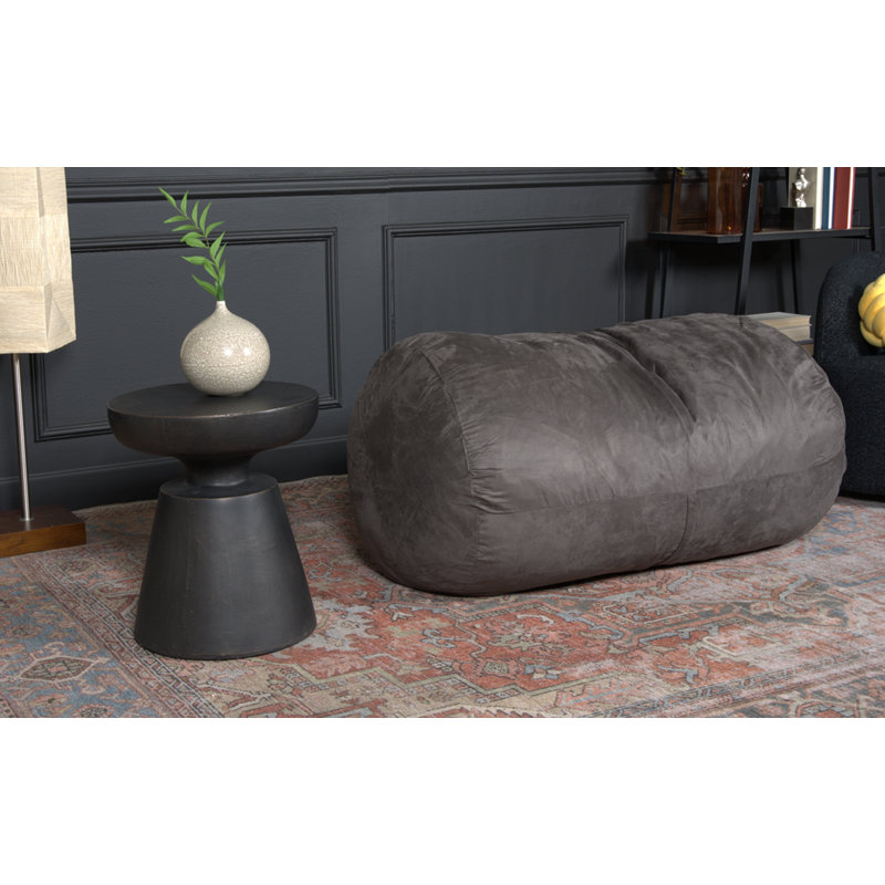 Fauteuil à billes cylindrique en suède de 4 pieds