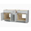 Base de meuble-lavabo double 72 po Disar-111779155