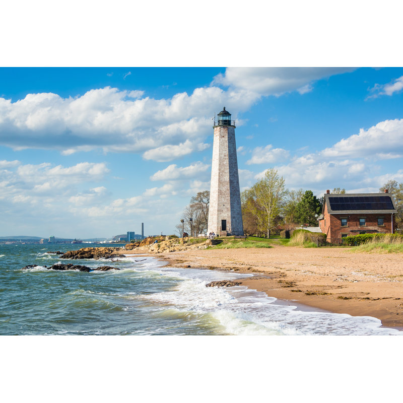 Cressida The New Haven Lighthouse - Wrapped Canvas Print, 51cm H x 76cm W x 3.8cm D