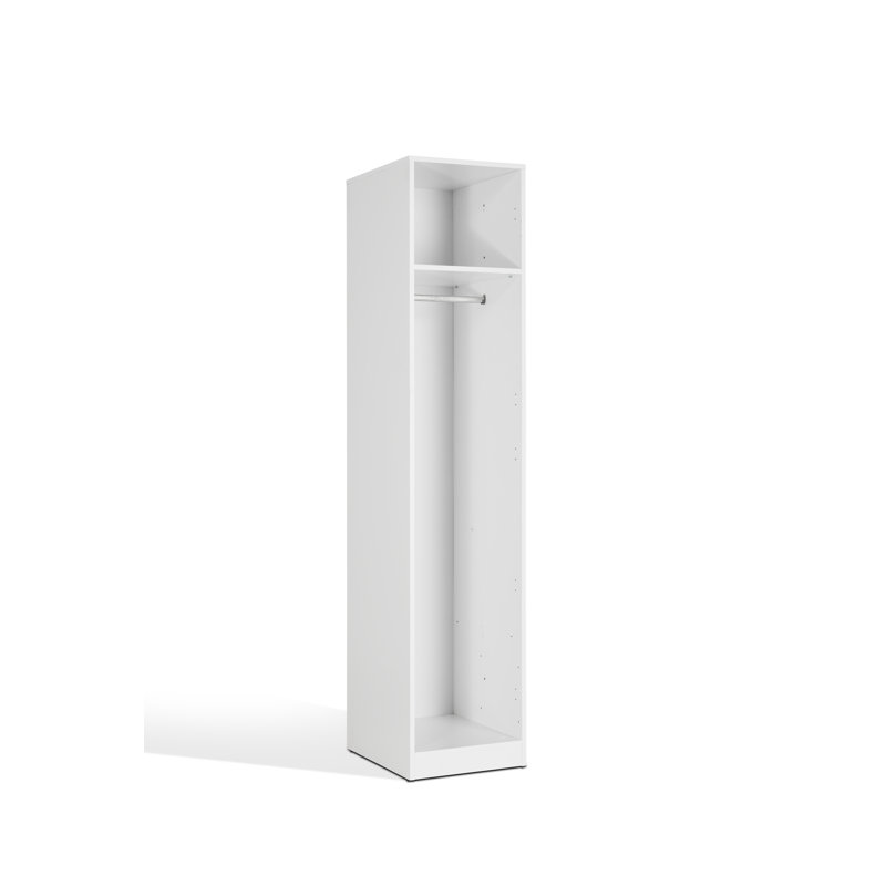 Beverley 1 Door Manufactured Wood Wardrobe