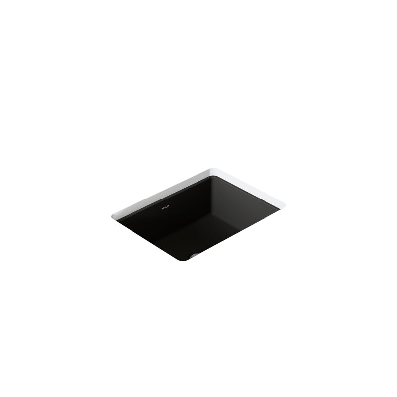 Under-Mount Bathroom Sink, Black