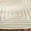 Tapis intérieur / extérieur crème / turquoise Julieta-1206338228