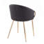 Chaise en métal et similicuir-324647630-324647625