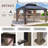Outdoor Aluminum Frame Hardtop Patio Gazebo-93681570