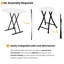 Rastus 4 - Person Steel Patio Dining Set Rectangular Table