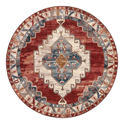 Rectangle Outdoor Traditional 5' 1" X 8' 0" Area Rug